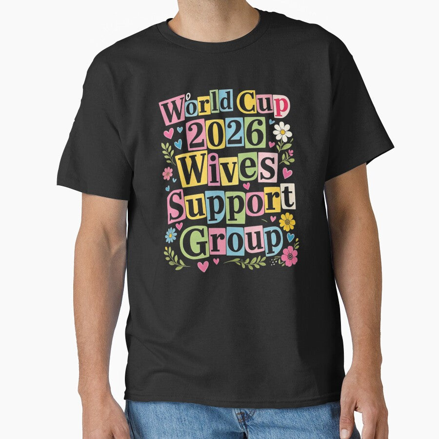World Cup 2026 Wives Support Group Funny Soccer Meme USA Football Widow Humor by darkdotsdesigns