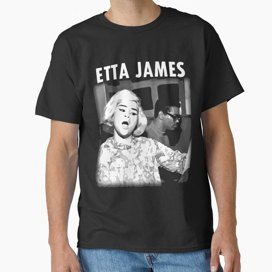 Soft Sleeve Etta James Soul Portrait For Music Fans Gift For Concert Lovers by JeanMason51