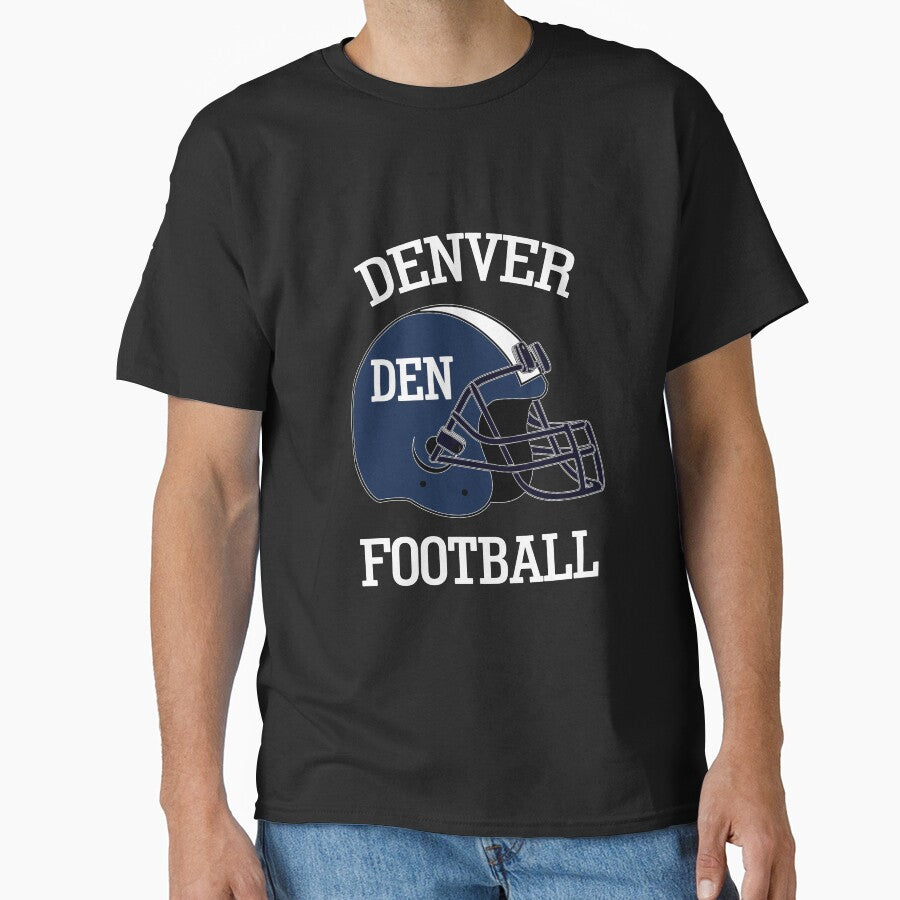 Denver Football T-Shirt for Men and Women by AllStarMerch