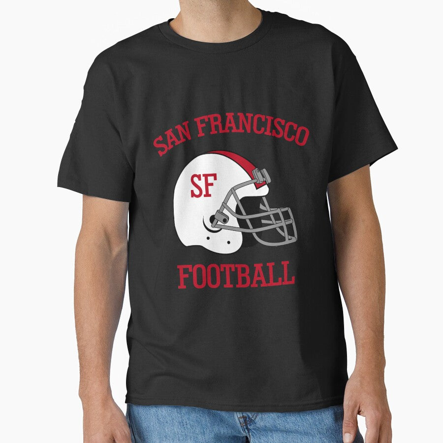San Francisco Football T-Shirt for Men and Women by AllStarMerch