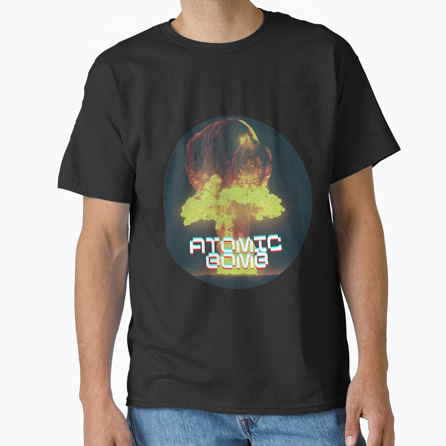 Retro Atomic Bomb Graphic Unisex by MoseniJikasu