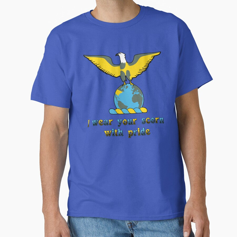 I wear your scorn with pride (eagle) by SolidEarthArt