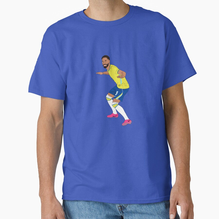Matheus Cunha Brazil Goal Celebration Surfing Minimalist by Hevding