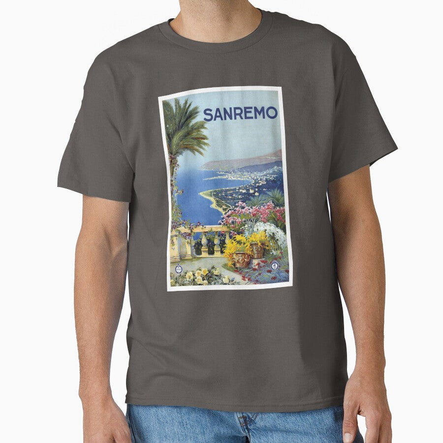 Sanremo Travel Poster– by cjgraphic