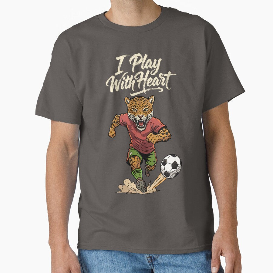 I Play With Heart – Jaguar Soccer Spirit by CARPIO Creations