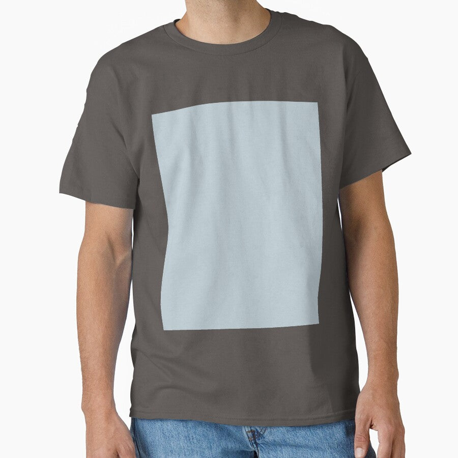 Plain Solid Color Pastel Blue Gray Neutral Blue Grey by mimihuang creations