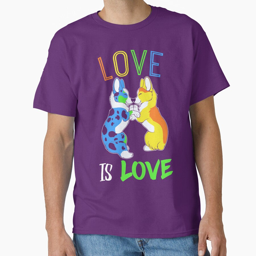LOVE is LOVE Corgis by Idess