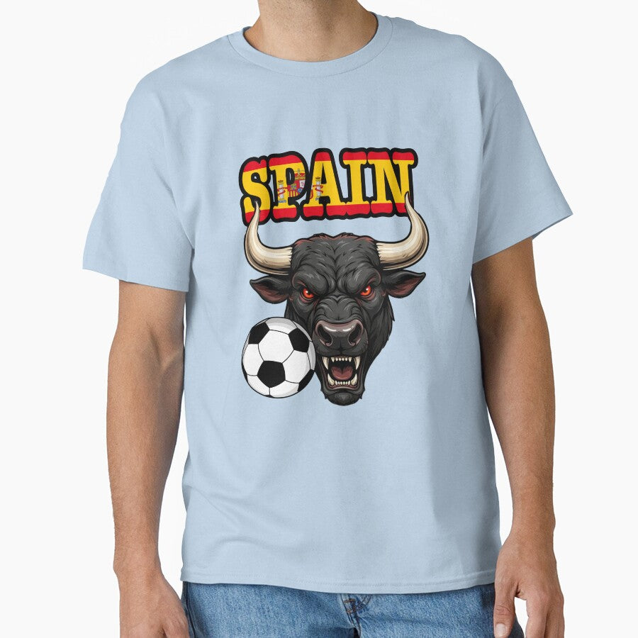 Spain Football Bull Mascot Sport Logo by Sarah'sCreativeLab