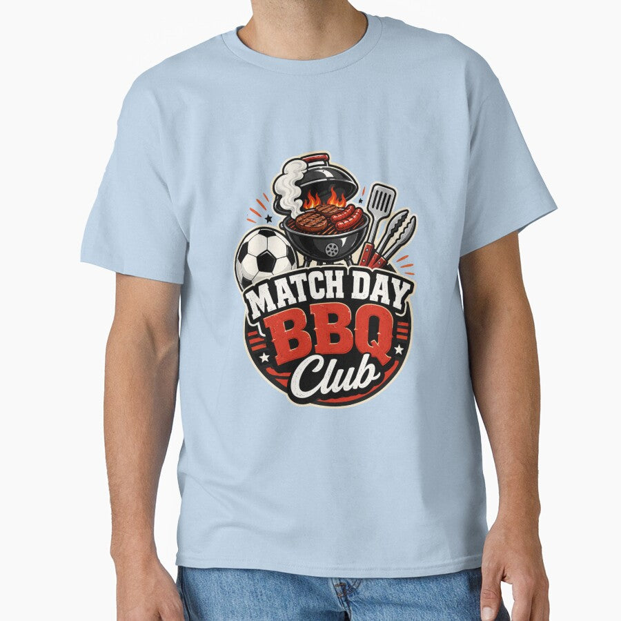 Match Day BBQ Club Soccer Fan Design by Stickers  Designer