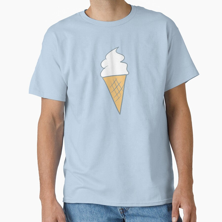 Soft-Serve Cartoon Style Vanilla 99 Ice Cream by Karen Ekdahl