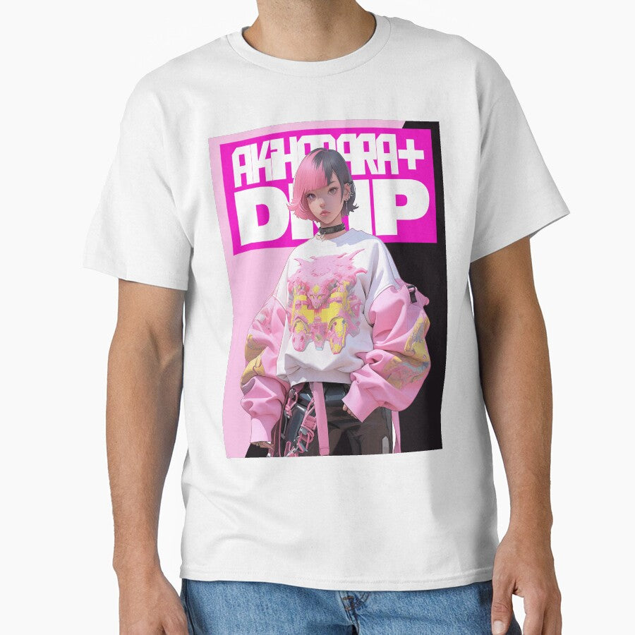 AKIBA DRIP - K-POP IDOL FROM SEOUL - ASIAN ANIME GIRL OVERSIZED FASHION HOODIE by AKIBA DRIP