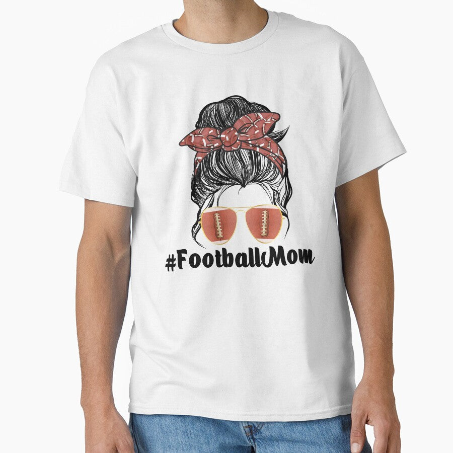 Football Mom For Game Day With Game Day Vibes by manzee