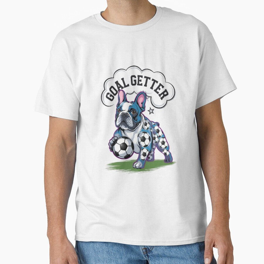 Goal Getter French Bulldog Soccer Fun Design by Petpixy