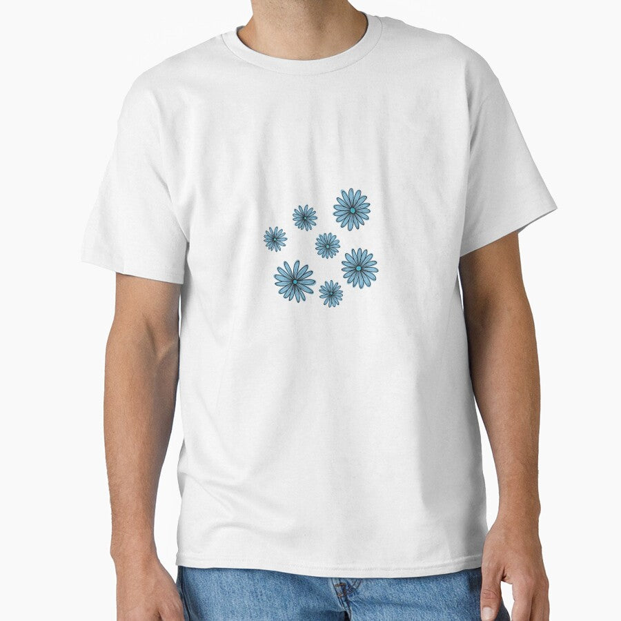 Y2K Electric blue daisy flowers sticker by Aesthetica-1