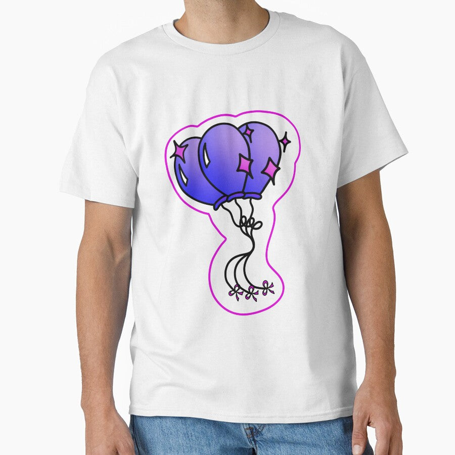 Sparkly Purple Balloons by marigold-art
