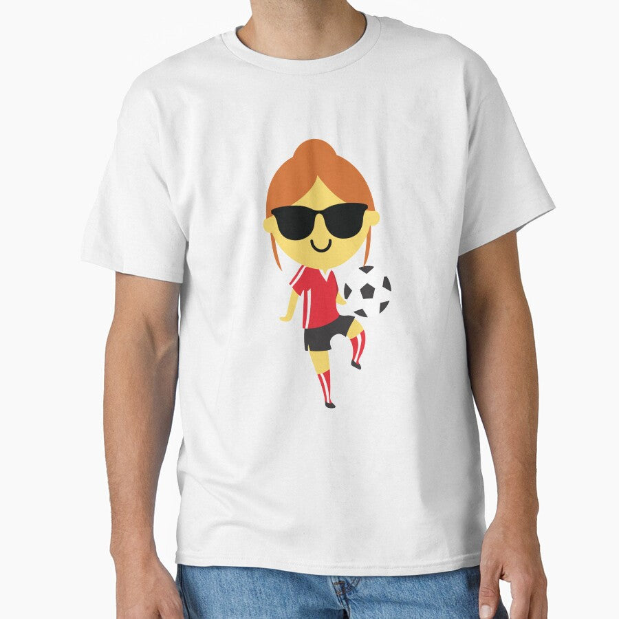 Soccer Girl Emoji by HippoEmo