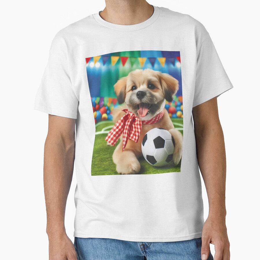 Funny Animals Playing Soccer Football Team, Kids Sports Animal Lover Gift, two by E.D.CH designs.