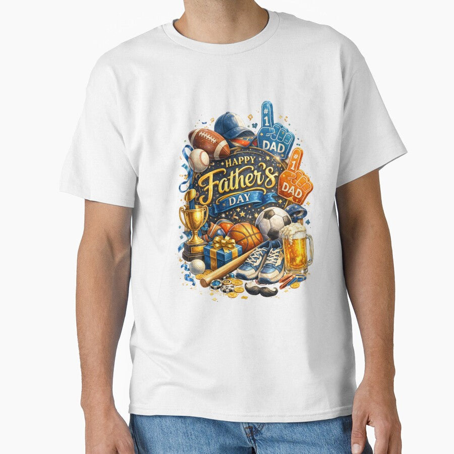 Day #1 Dad Sports Celebration Design by vampbabe54
