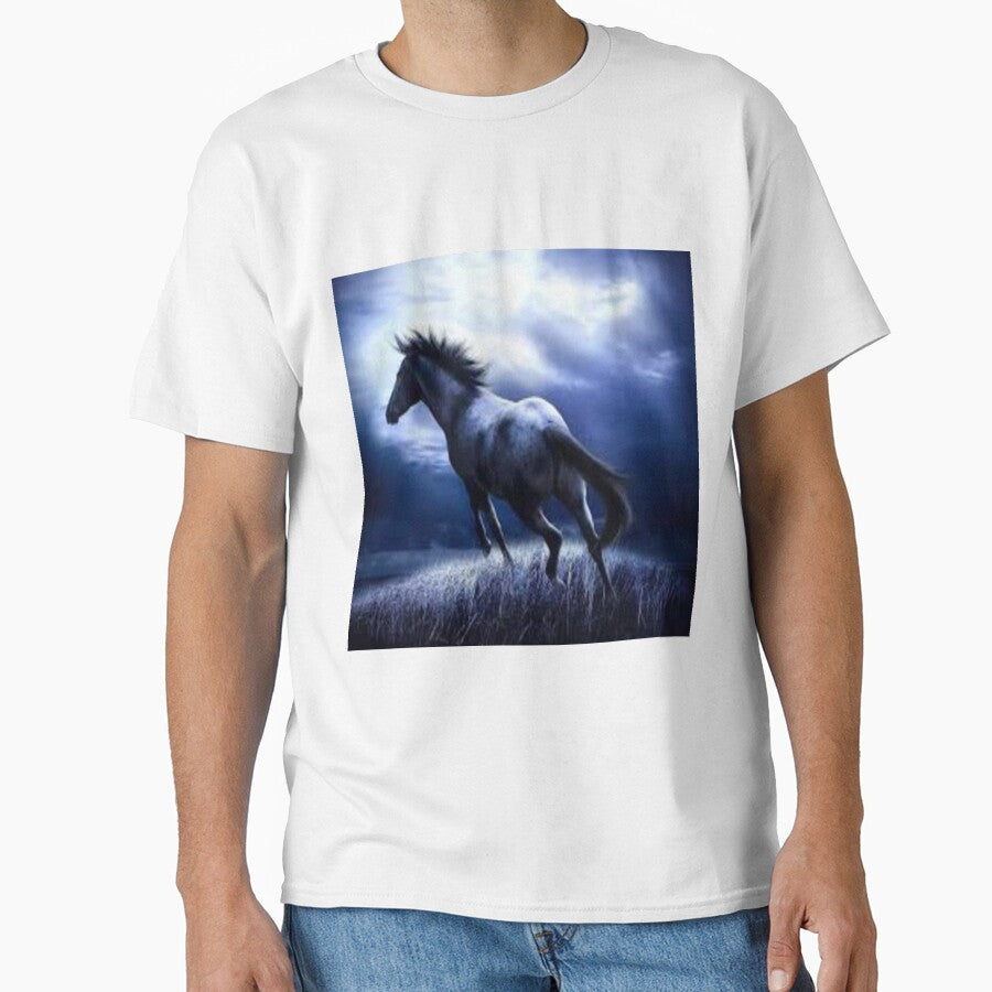 Horse with Blue Sky Good Design by Sameer Shrivastava