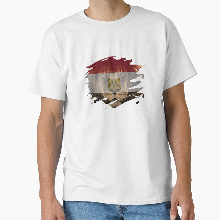 Egypt Flag & African Lion Picture by ockshirts