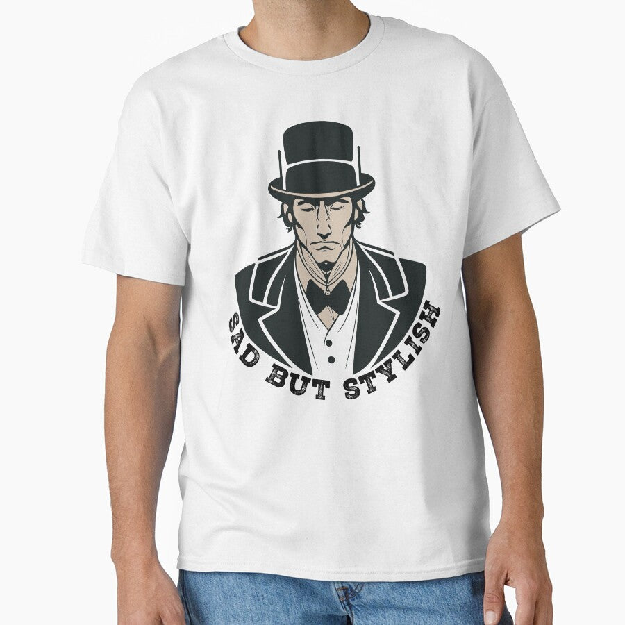 Mens Sad but stylish T-Shirt by TEE GROVE ⭐⭐⭐⭐⭐