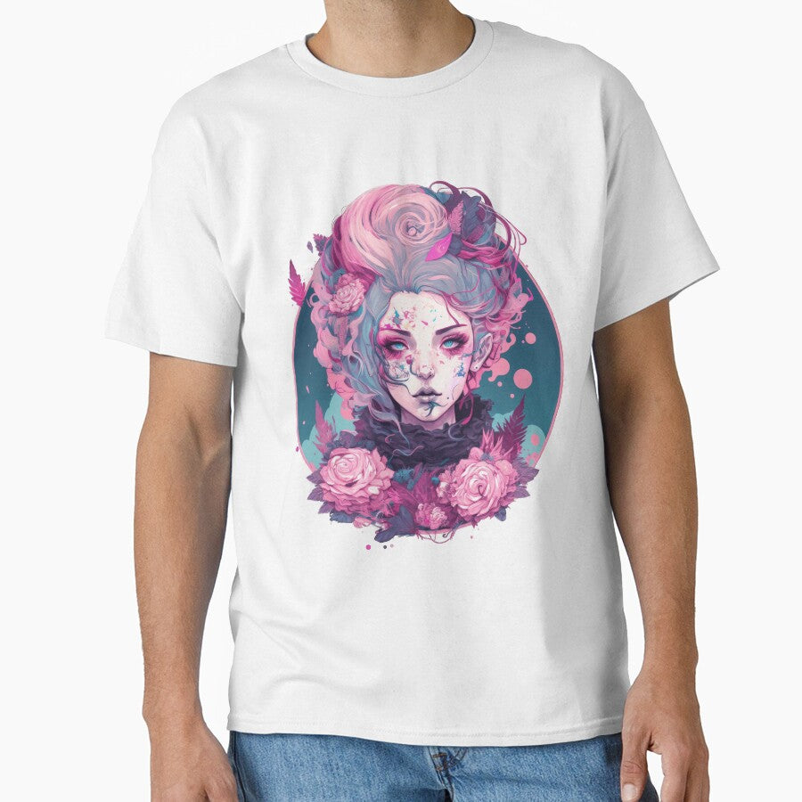 Pastel Goth Woman in Nibon Anime Style: Unique and Stylish Illustration by The-Sinister