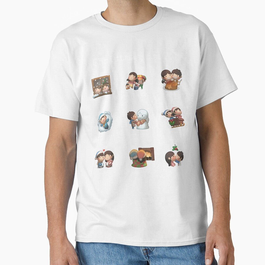 Cute Romantic Christmas Shirt by fermo