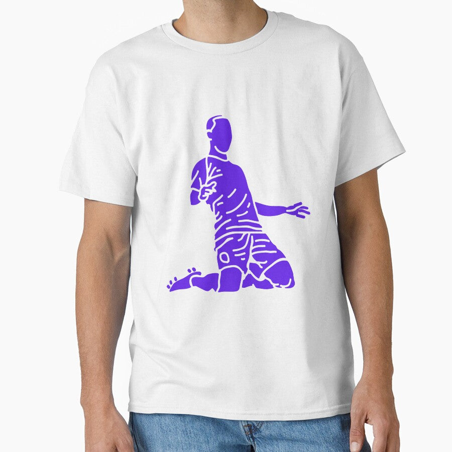 Blue Celebrating Player | Player Celebration by Football Stickers World