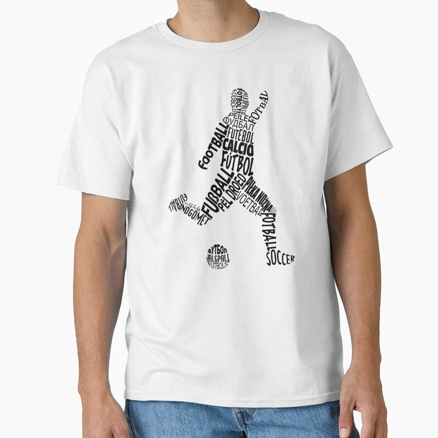 Soccer Football Languages Typography by gamefacegear
