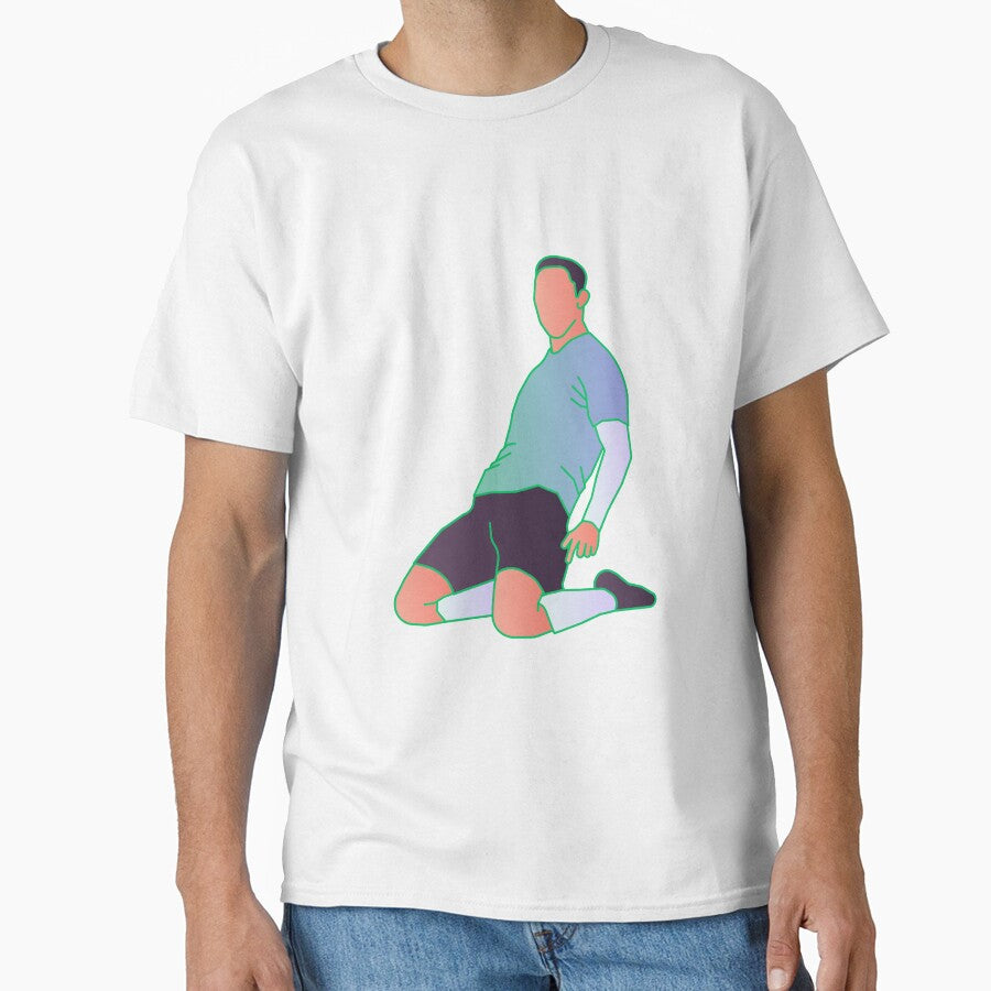 Coloured Celebrating Player 3 | Player Celebration by Football Stickers World