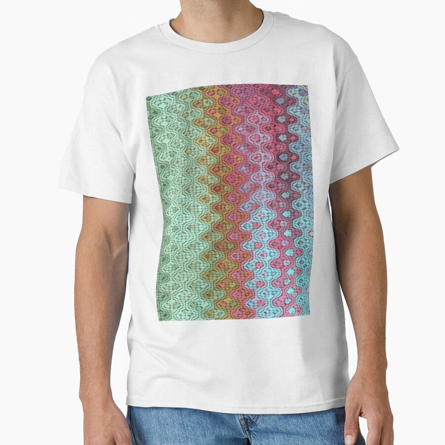 PASTEL CROCHET STYLE MULTICOLOR STRIPES BY OZCUSHIONSTOO -THE WAITING COLLECTION by ozcushionstoo