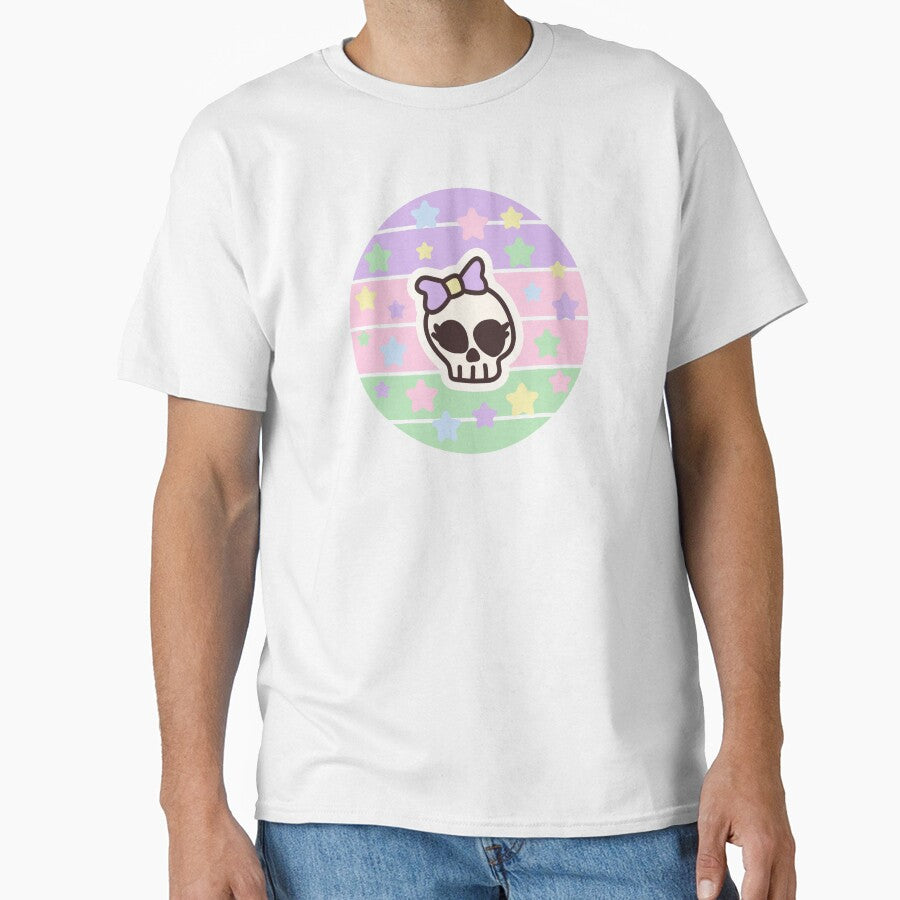 Cute Skull with Stars - Pastel Goth by GoseStudio