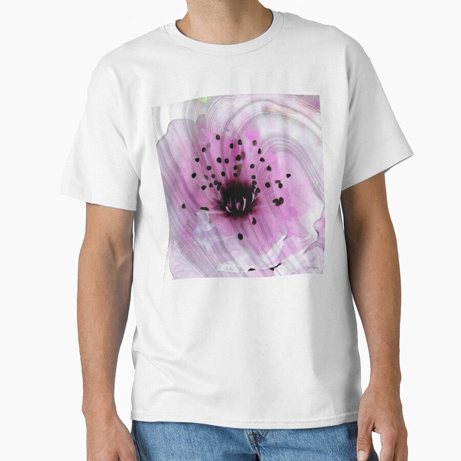 Pink Marbled Cherry Blossom Art - Sharon Cummings Artist by Sharon Cummings Art