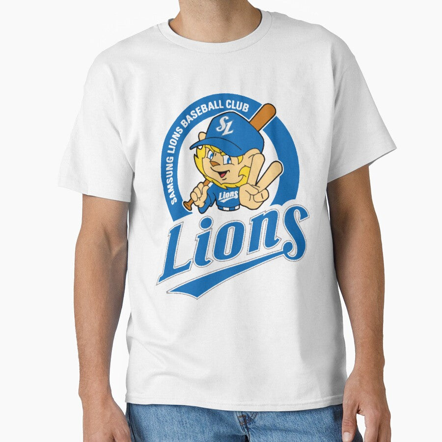 Baseball - KBO - Daegu Samsung Lions by VintageTeesNow
