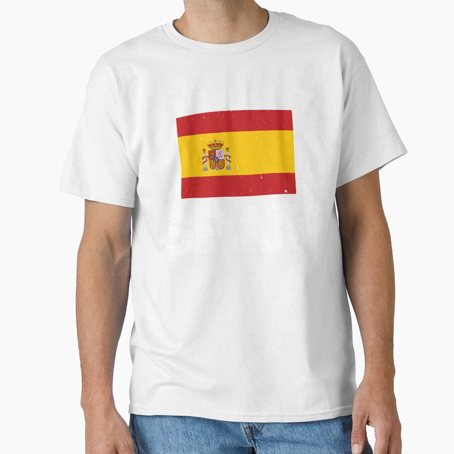 Spain Flag T-Shirt for Men and Women by AllStarMerch