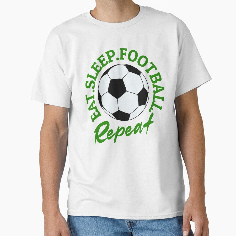 Eat Sleep Football Repeat by ZeptepiTrends