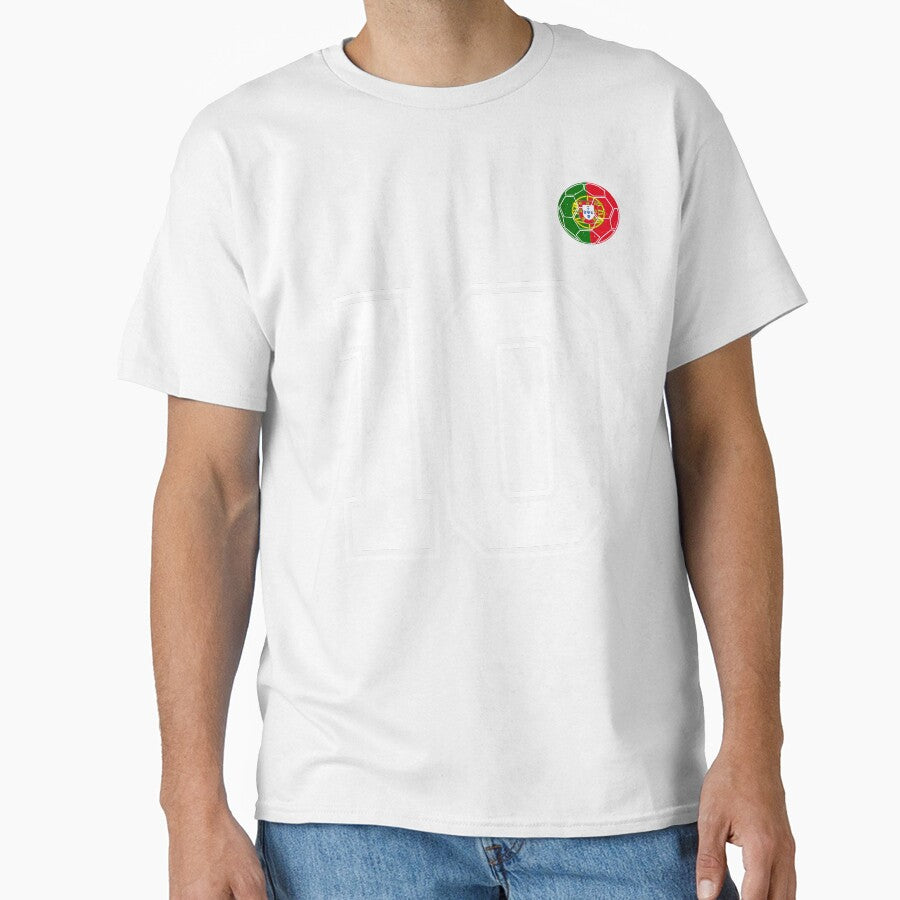 Portugal Soccer Number 10 Vintage Sports Fan by OliviaHayesArt