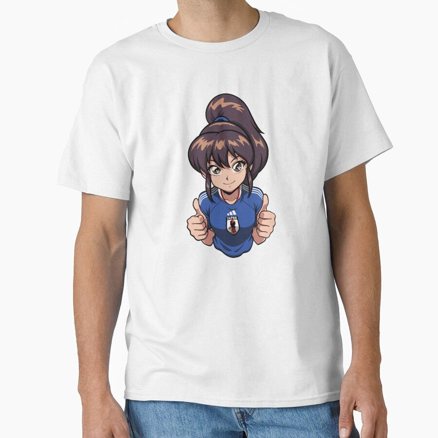 Japan Soccer Anime Girl Thumbs Up by MainColle