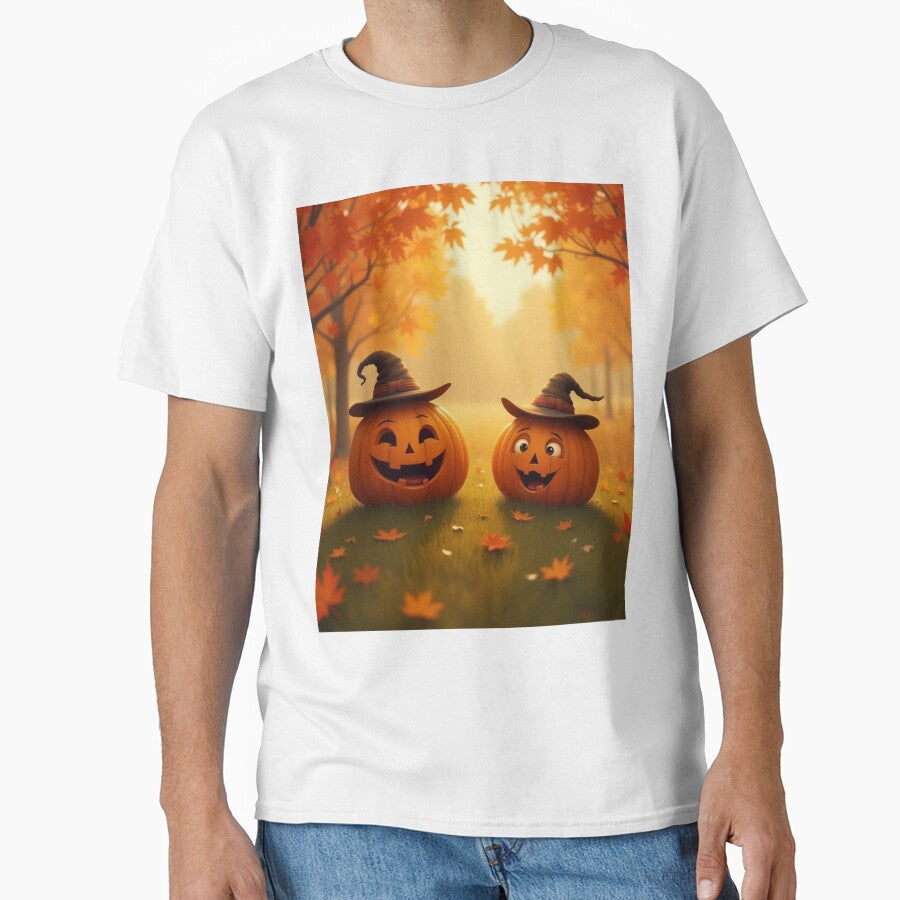 Kid Pumpkins in the Forest by MariaTheExpert