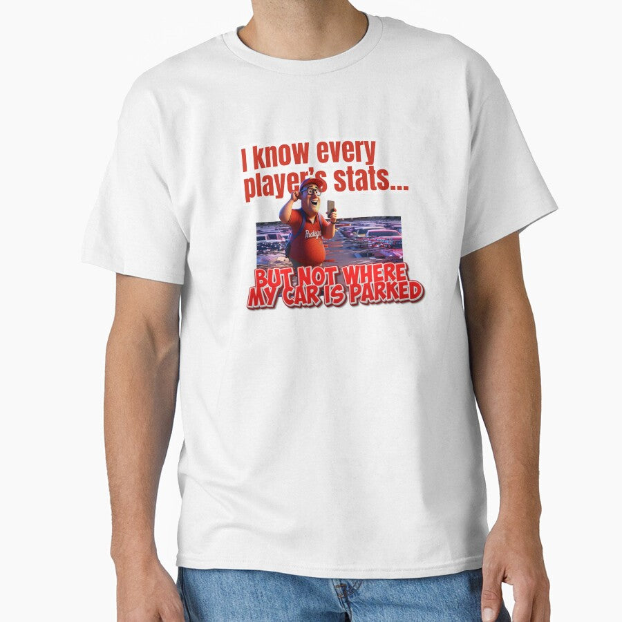 I Know Every Player’s Stats but Not Where My Car Is Parked – Funny Sports Fan Shirt & Mug by BrewtifulMugs