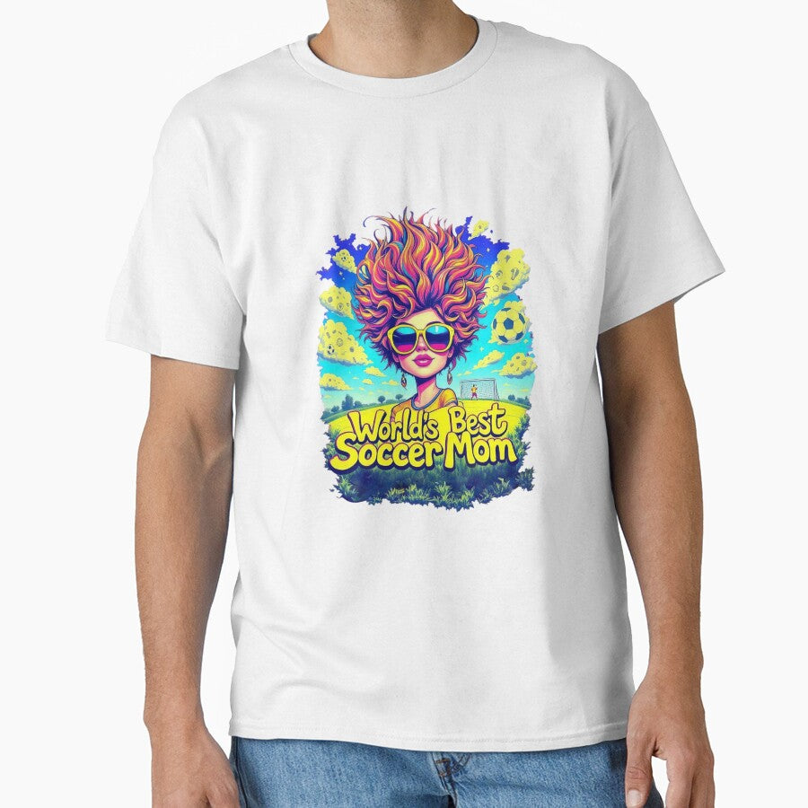 Cool World's Best Soccer Mom Graphic - Vibrant Fan Design by TheGaliyaStudio
