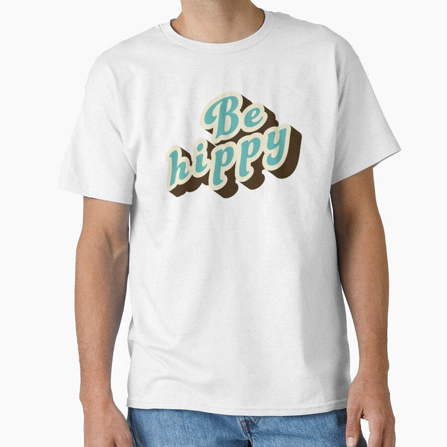 Be hippy Retro Sign by Urosek