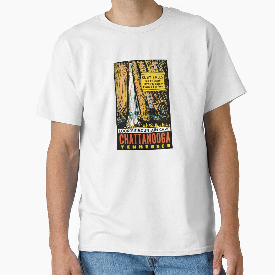 Ruby Falls Chattanooga Vintage Style Decal by Decal Mania