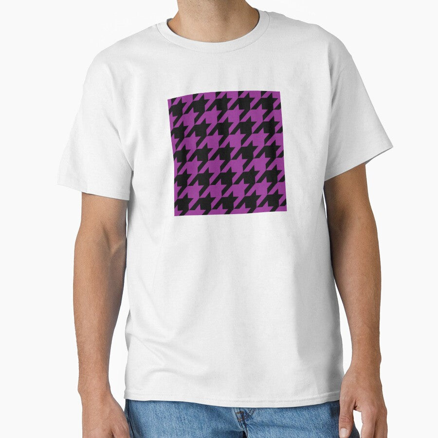 Mulberry Houndstooth by curtjankadesign