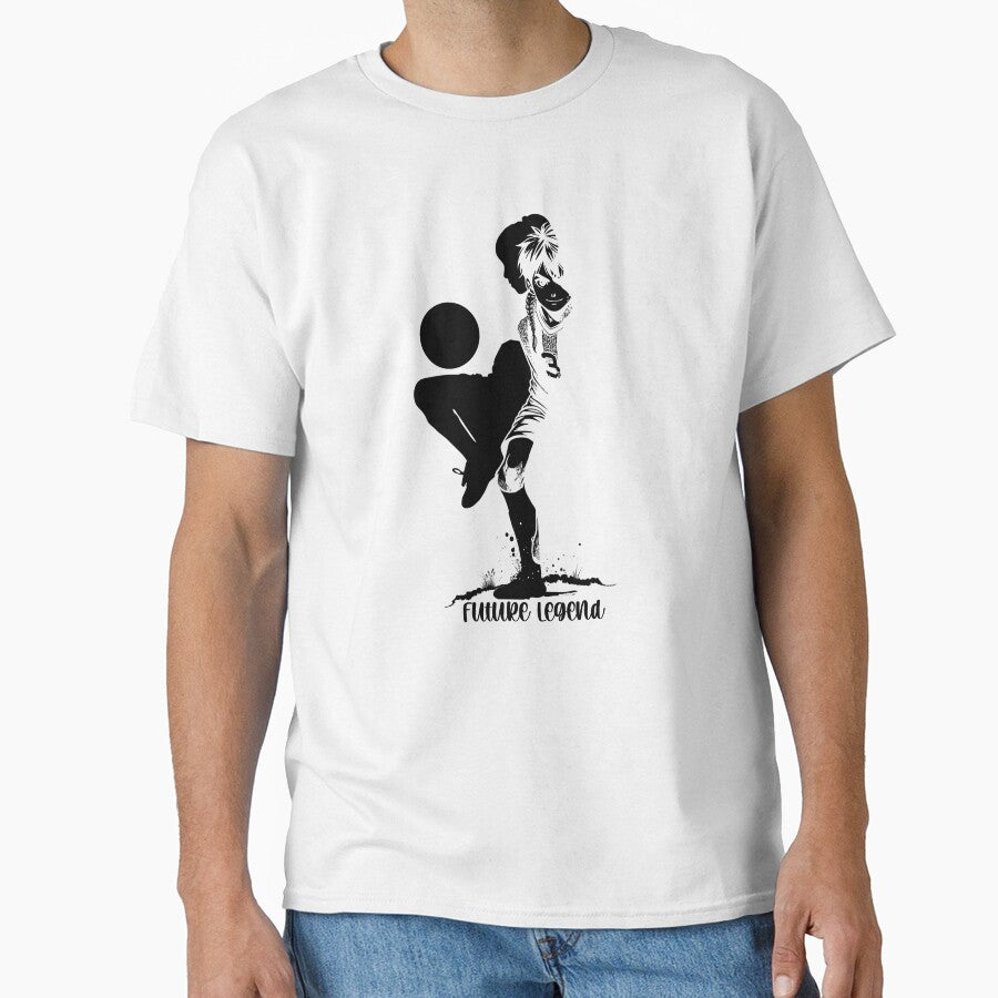 Future Legend Anime Girl Soccer Silhouette Art by AXENT Designs