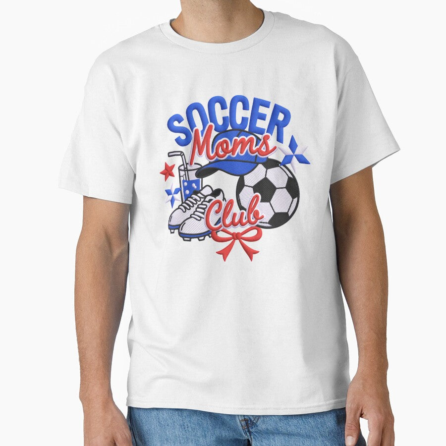 Soccer Mom's Club - Coquette Aesthetic Soccer Mom Graphics & Sideline Style by pixelspaperslab