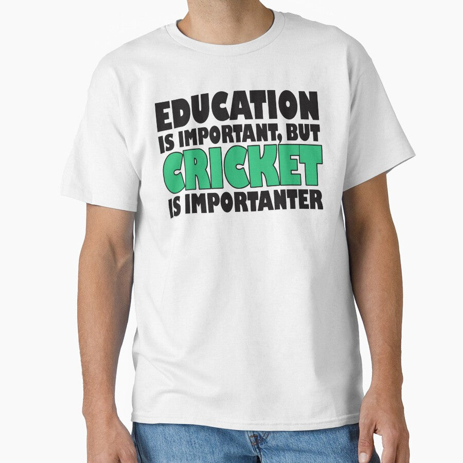 Education Is Important But Cricket Is Importanter by Fairyjam