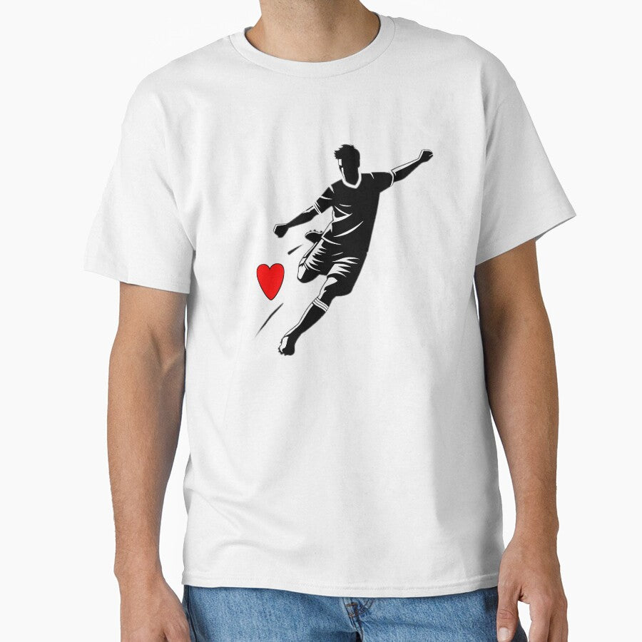 Love & Soccer Era - Heart Goal Striker Matching Couple by Abibless1998