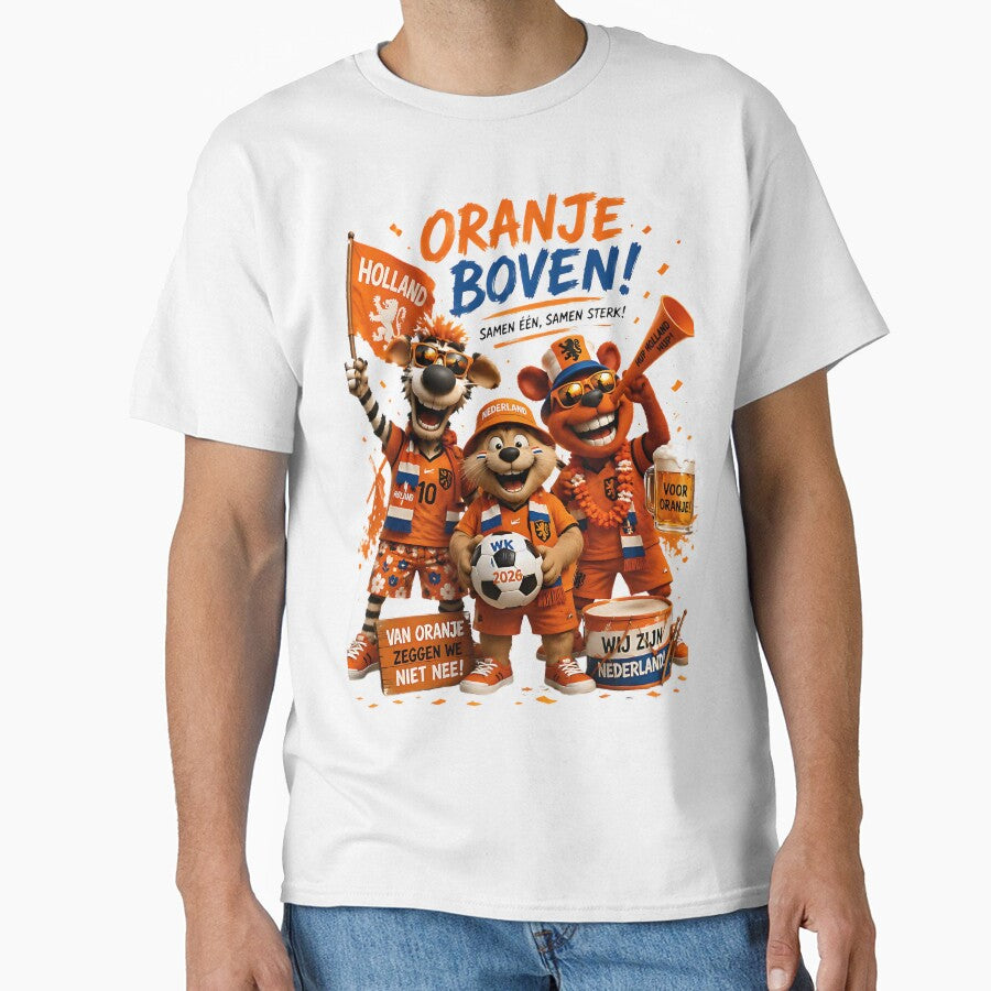 Dutch Soccer Fans – Oranje Boven World Cup 2026 by WabiSabiSjak