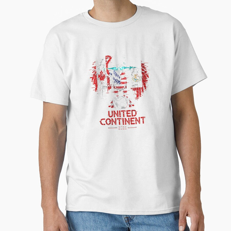 Glitched North America Eagle World Cup Soccer 2026 T-Shirt_83958408 by SubStudio97
